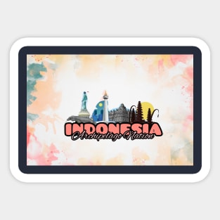 Indonesia ~ Archipelago Nation Sticker